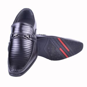 Black Leather Shoes for Men