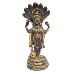 Statue of Vishnu , Antique Finishing