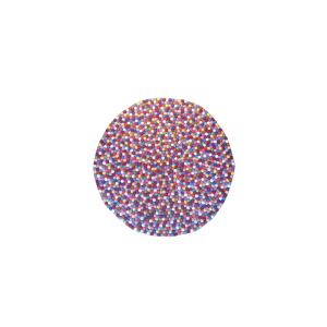 Multi-Color 100 Cm Round Handmade Felt Ball Carpet for Home and Office