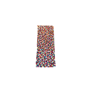 Multi-Color Felt Ball Mat – 45x120 cm Rectangle for Seating, Sofa, or Yoga
