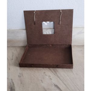 Pashmina Box by cotton wax Brown