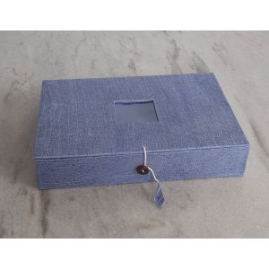 Pashmina Box by cotton wax blue