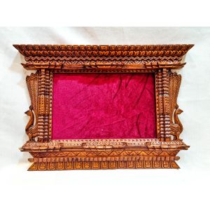 A4 sized photo frame with peacock