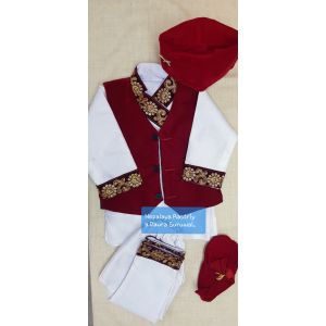 Pasni Dress for Baby boys velvet