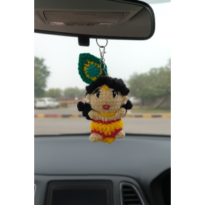 Little Krishna Keychain / Little Krishna / Crochet keychain / Amigurumi keychain
