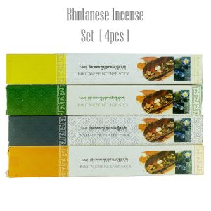 Bhutanese Herbal Buddhist Incense 4 pcs Set 