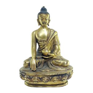  Old Stock , Tibetan Statue of Shakyamuni Buddha, Full Fire Gold Plated , Last Piece