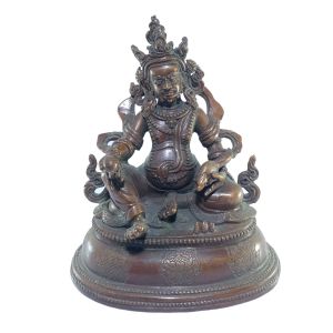  Old Stock , Tibetan Statue of Chatur Maharaj , Chocolate Oxidized , Last Piece