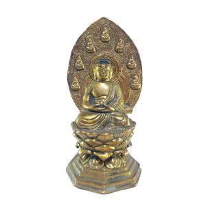  Old Stock , Tibetan Statue of Amitabha Buddha, Full Fire Gold Plated , Last Piece