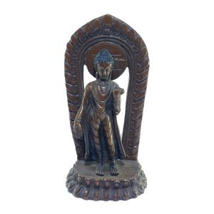  Old Stock , Tibetan Statue of Dipankara Buddha, Chocolate Oxidized , Last Piece