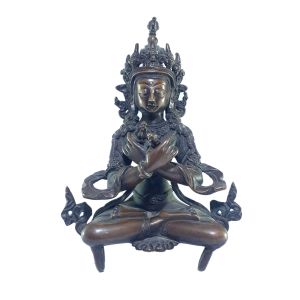  Old Stock , Tibetan Statue of Vajradhara, Chocolate Oxidized , Last Piece