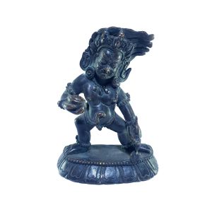  Old Stock , Tibetan Statue of Black Jambala, Chocolate Oxidized , Last Piece