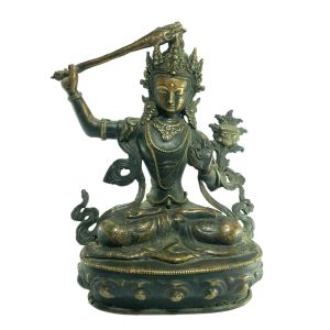  Old Stock Statue of Manjushree Oxidized , Last Piece 
