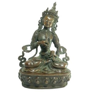  Old Stock Statue of Vajrasattva Oxidized , Last Piece 
