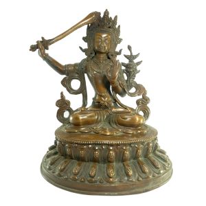  Old Stock Statue of Manjushree Oxidized , Last Piece 