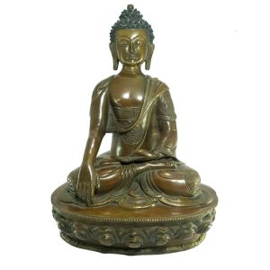  Old Stock Statue of Shakyamuni Buddha Oxidized , Last Piece 