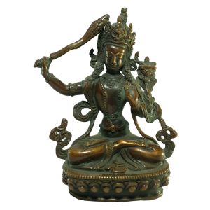  Old Stock Statue of Manjushree Oxidized , Last Piece 