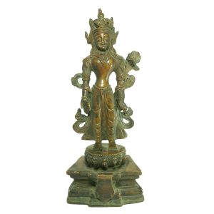  Old Stock Statue of Padmapani Lokeshvara Oxidized , Last Piece 