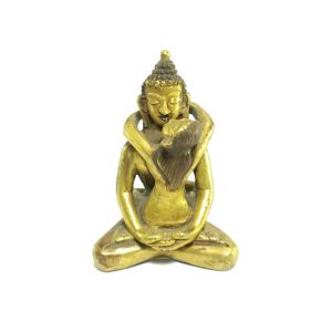 Old Stock Statue of Samantabhadra Full Gold Plated , Last Piece