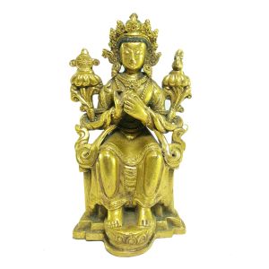  Old Stock Statue of Maitreya Buddha Full Gold Plated , Last Piece 