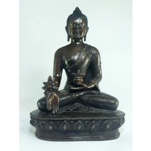 Statue of Medicine Buddha Oxidized 