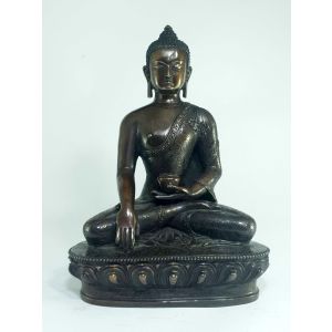 Statue of Shakyamuni Buddha Oxidized 