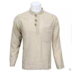 Nepali Handmade Cotton Kurta , Off White Dying 