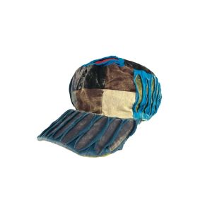 Handmade Hemp Cap , Patch work Free Size ,
