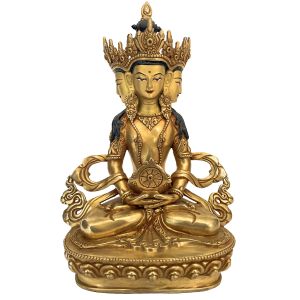 Handmade Nepali Statue Of, Full Gold Plated 