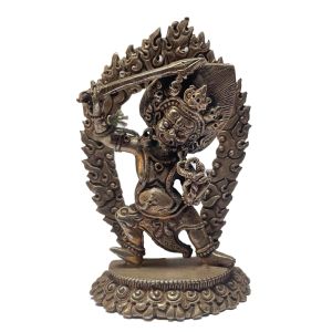  Masterpiece , Sterling Silver, 174 Gram Statue of Kadga Pani - Chandrama Roshan, Old Stock 