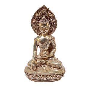  Masterpiece , Sterling Silver, 1007 Gram Statue of Shakyamuni Buddha, Old Stock 