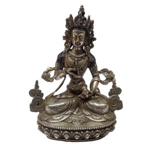  Masterpiece , Sterling Silver, 725 Gram Statue of Vajrasattva, Old Stock 