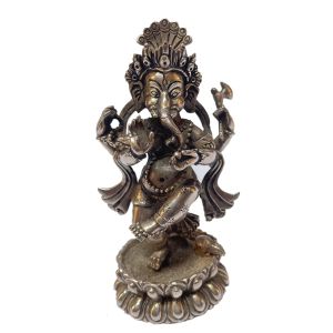  Masterpiece , Sterling Silver, 355 Gram Statue of Ganesh , Old Stock 