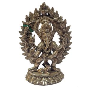  Masterpiece , Sterling Silver, 183 Gram Statue of Ganesh, Old Stock 