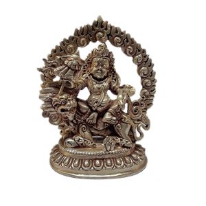  Masterpiece , Sterling Silver, 149.6 Gram Statue of White Jambala, Old Stock 