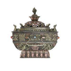Incense Burner, Copper plated 