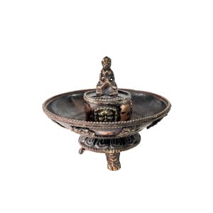 Buddha Incense Burner, Copper plated