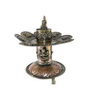 Buddha Incense Burner, Copper plated 