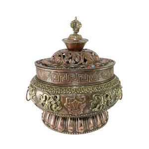 Incense Burner, Copper plated 