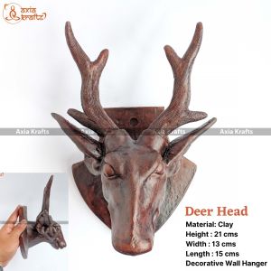 Vitage Deer Head Wall Hanger