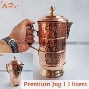 Hammered Copper Premium Jug 1.1 Litres