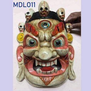 Wooden Mask Of Mahakal