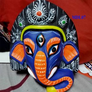 Wooden Mask Of Ganesh