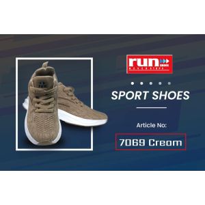 Cream Sport Shoes for Men