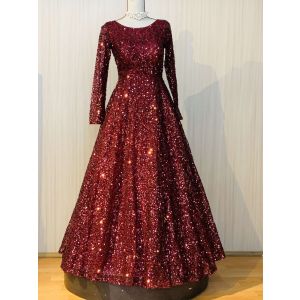 Red Ciquence Gown