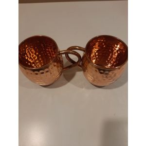 Copper Hammered Mug 