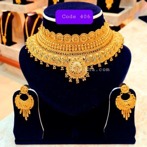 Gold Plated Choker Set No.406