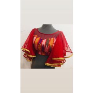 Red Dhaka Blouse 