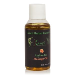Kanti Herbal Ayurvedic Massage Oil- 100 ml 