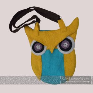 Felted Fancy Owl Bag